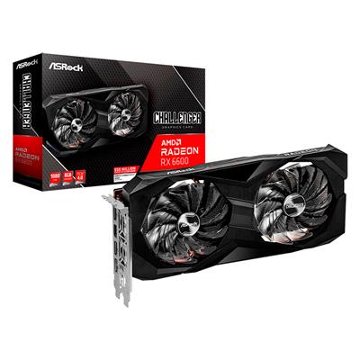 Placa de Video ASRock AMD Radeon™ RX 6600 Challenger D 8GB